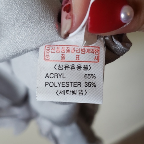 Ruffle layered gray chiffon dress - Picture 6 of 7